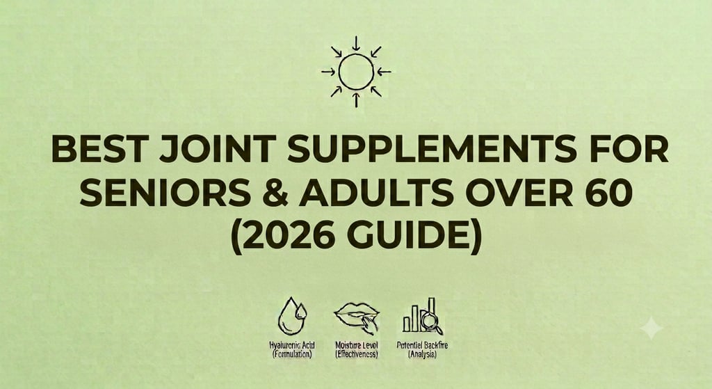 Best Joint Supplements for Seniors & Adults Over 60
