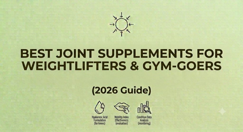 Best Joint Supplements for Weightlifters & Gym-Goers