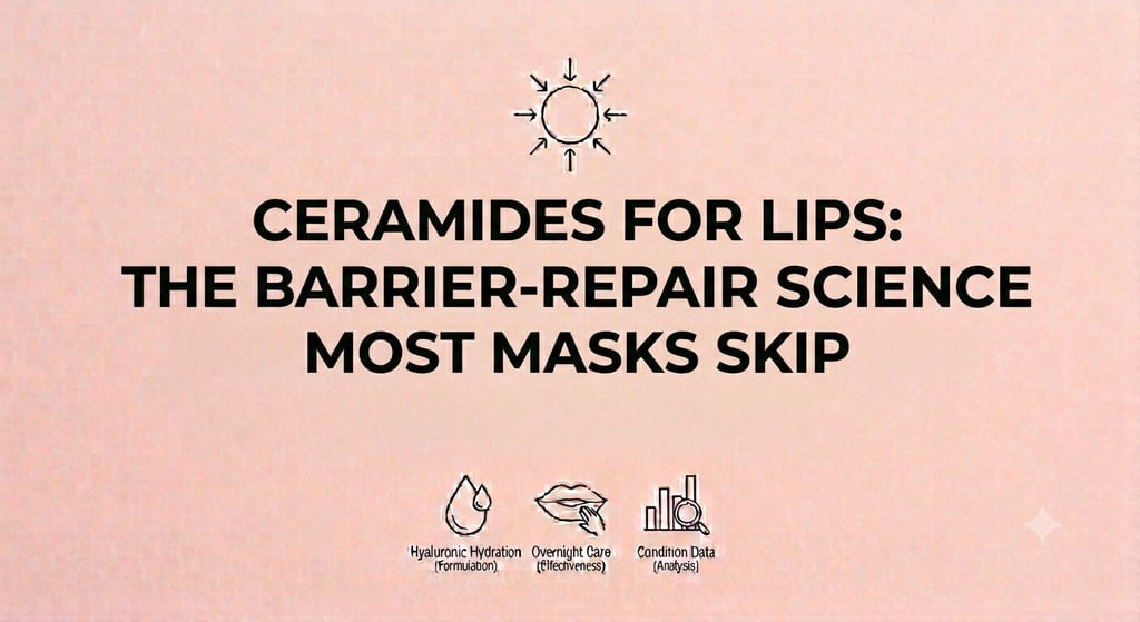 Ceramides for Lips The Barrier-Repair Science Most Masks Skip