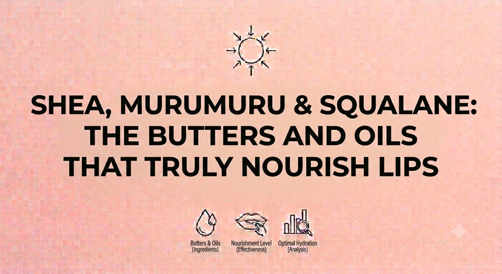 Shea, Murumuru & Squalane: The Butters and Oils That Truly Nourish Lips
