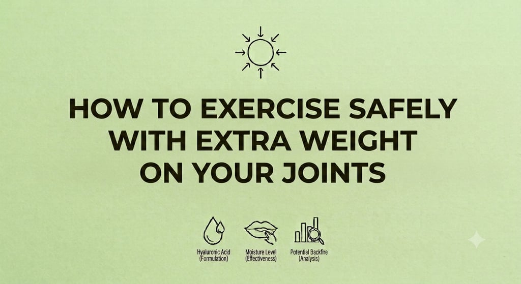 How to Exercise Safely With Extra Weight on Your Joints