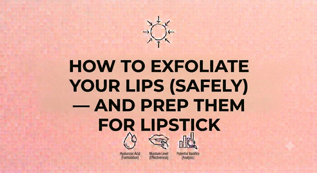 How to Exfoliate Your Lips (Safely) — and Prep Them for Lipstick