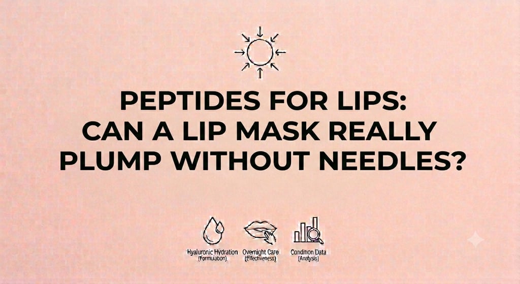 Peptides for Lips Can a Lip Mask Really Plump Without Needles