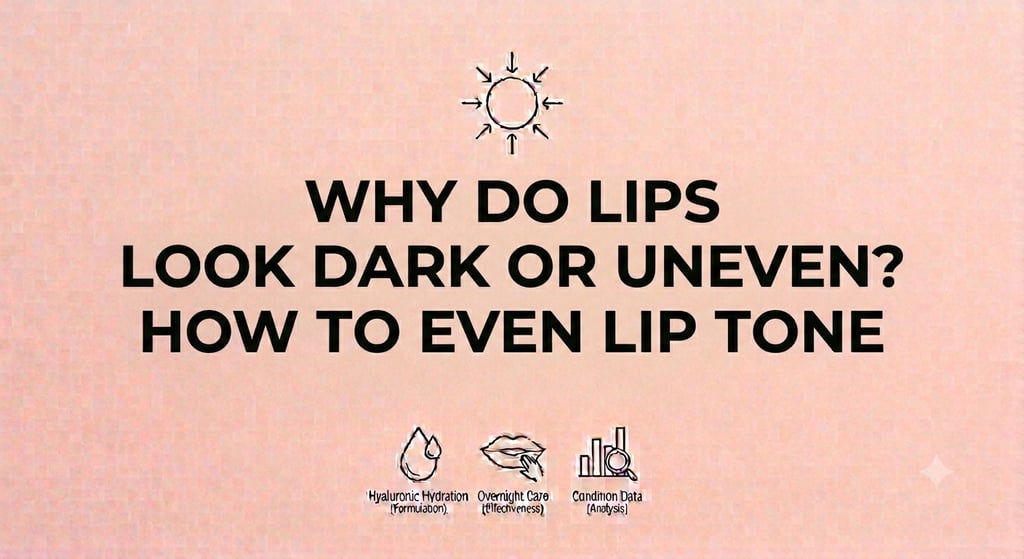 Why Do Lips Look Dark or Uneven How to Even Lip Tone 