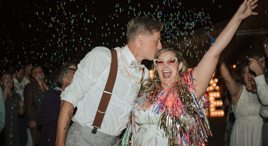 Fun wedding ceremony in Colorado