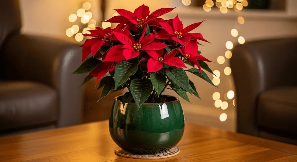 La flor de pascua (poinsettia)