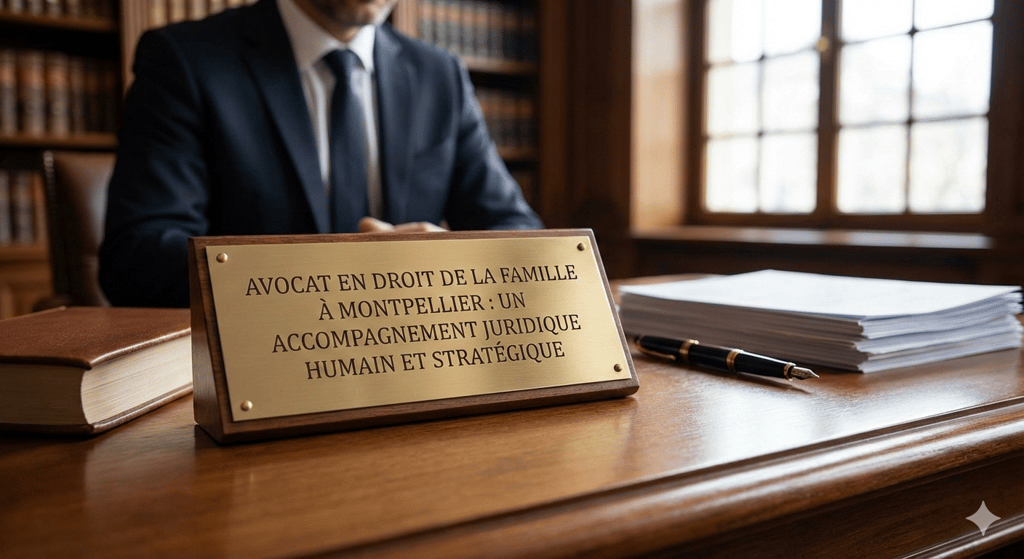 Avocat en droit de la famille à Montpellier : divorce, garde d’enfants, pension alimentaire. Accompa