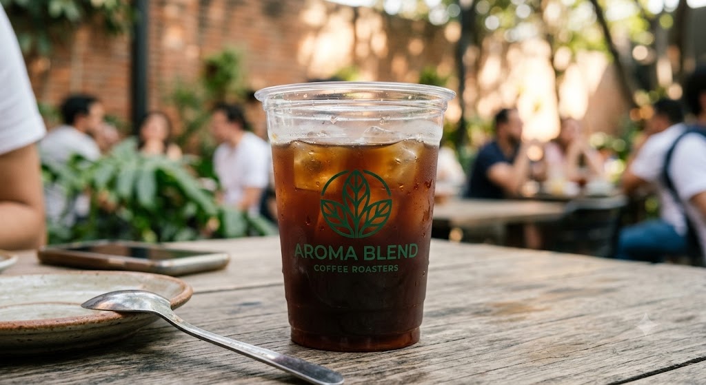 vaso desechable para café con logotipo