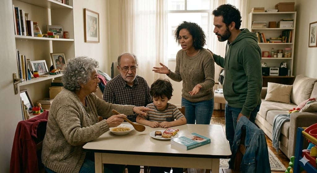 Cuando los abuelos crian en forma diferente
