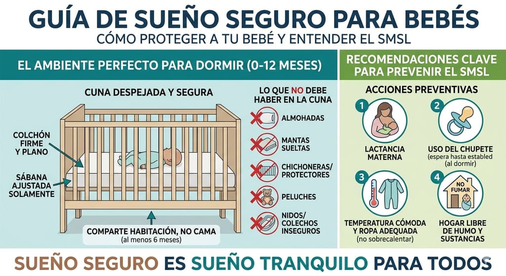 Sueño segur:o: prevenir muerte súbita del lactante
