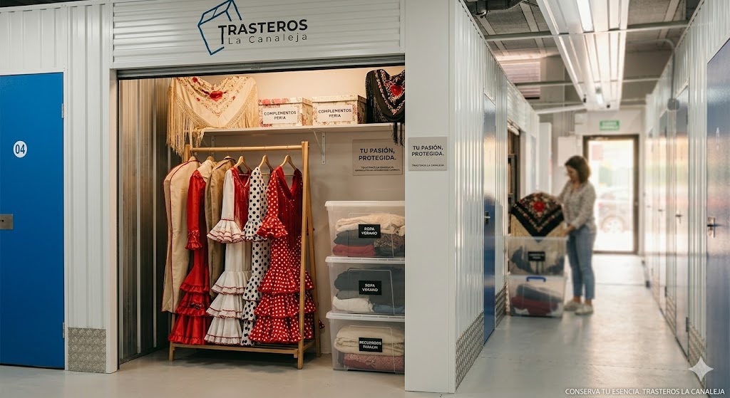 guarda tu traje de flamenca en trasteros la canaleja