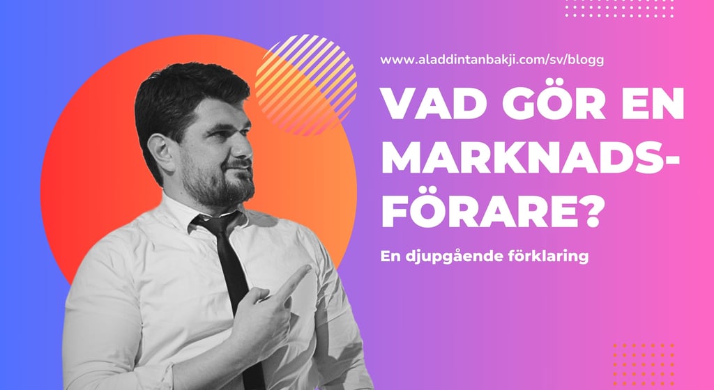 Vad gör en marknadsförare
