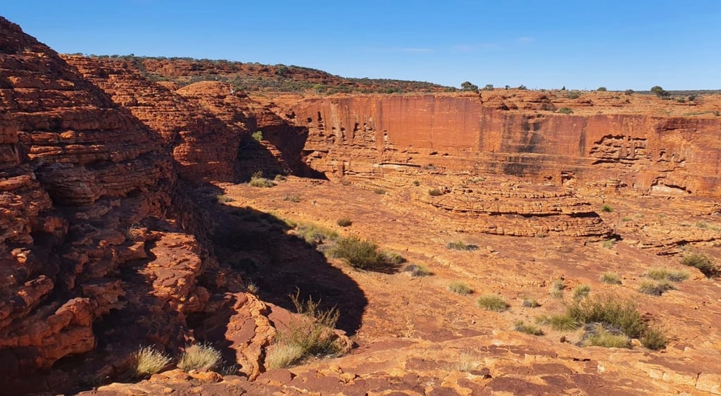 Kings canyon rim walk en australia