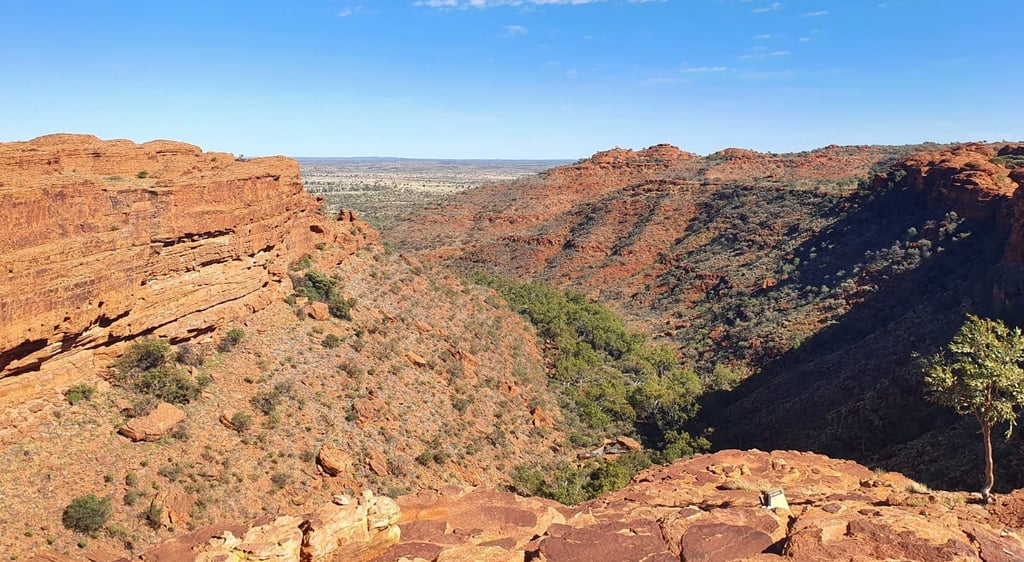 Vistas desde Kings canyon rim walk