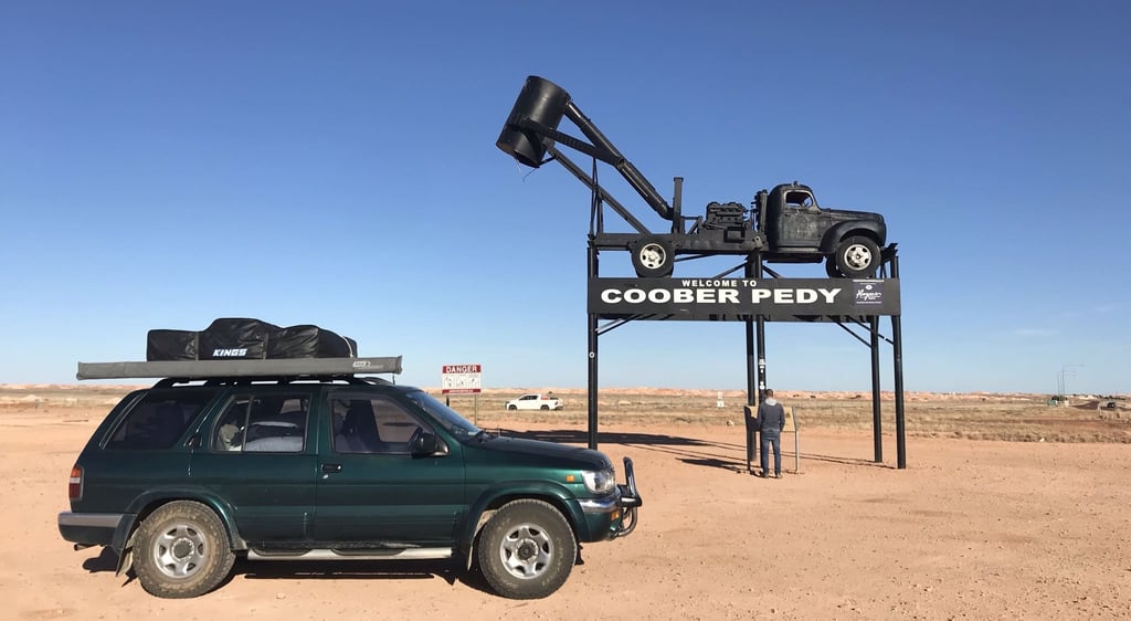 Entrada a Coober Pedy