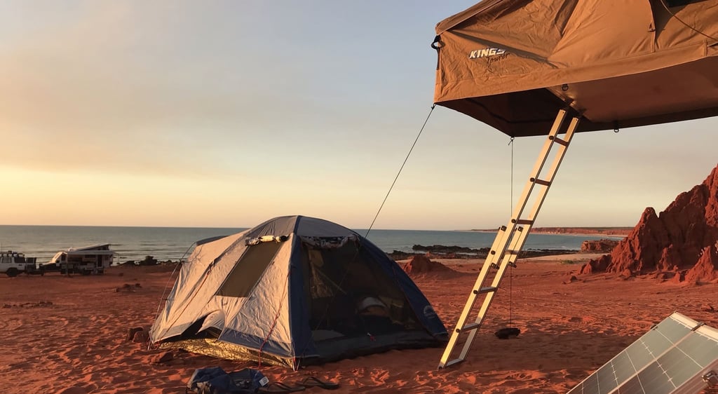 Mi tienda de campaña en James price point