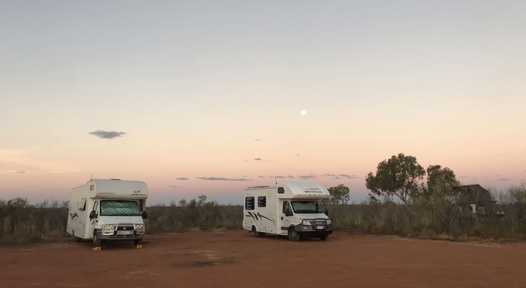 Caravanas en áreas de descanso en Australia