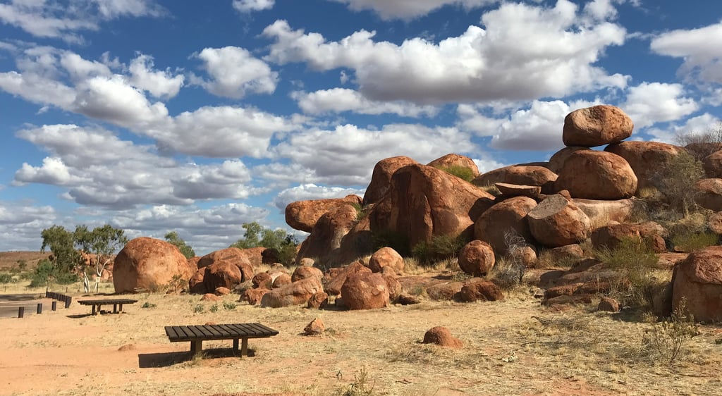 Devils Marbles en el desierto australiano