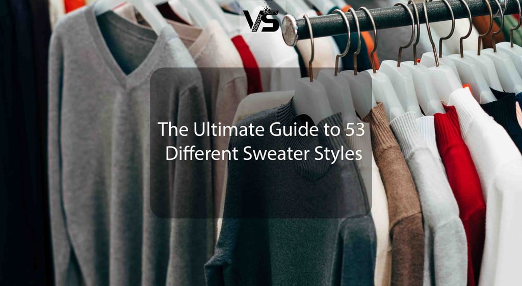 53 styles of knitted sweaters