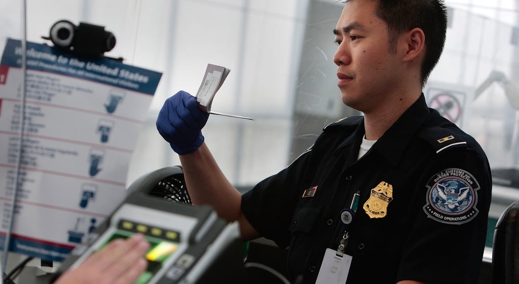 UK airport security digital checkin process
