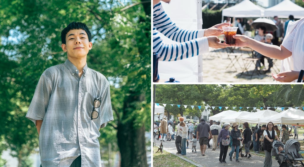 藤本樹林さんとヒト巡る、市場の会場風景|堺市のニュースならサカイタイムズ