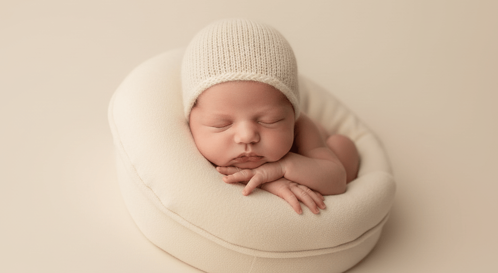 Best time for newborn photography. Professional maternity, milestone photography