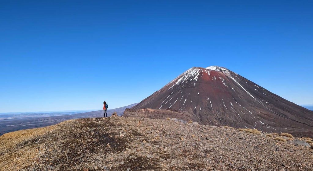 Mar en el Tongariro Alpine Crossing