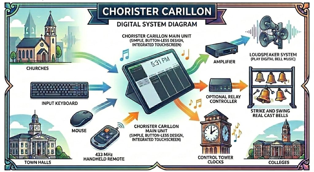 Carillon control diagram