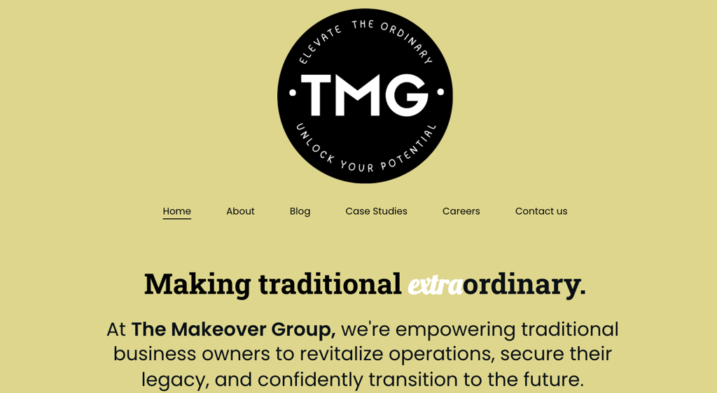The Makeover Group website ready to launch to market