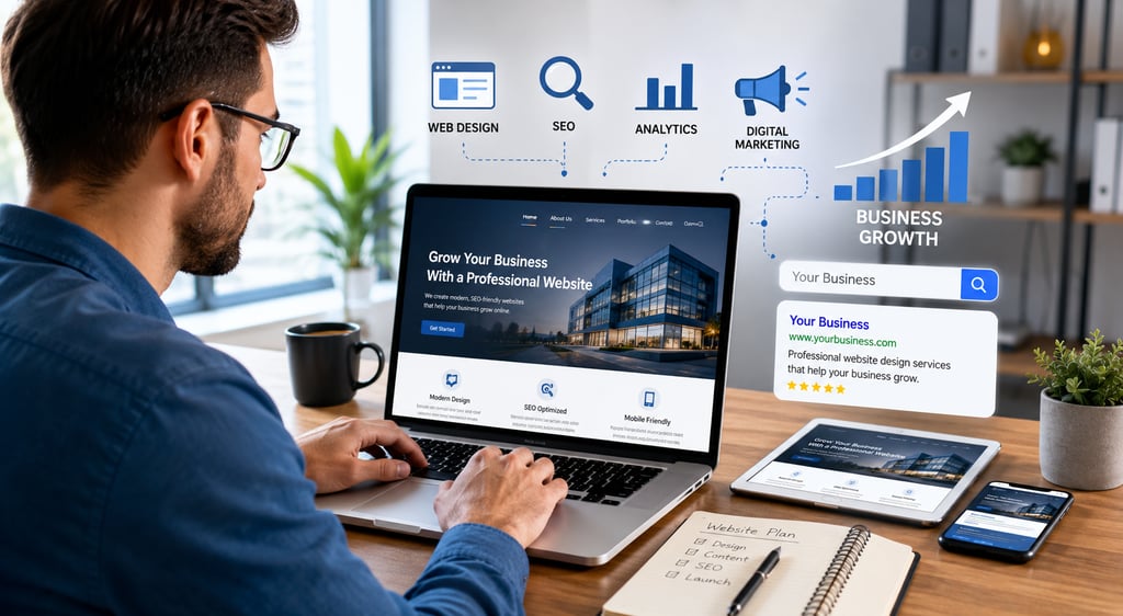 Small business website cost guide by Naba Digital Solutions