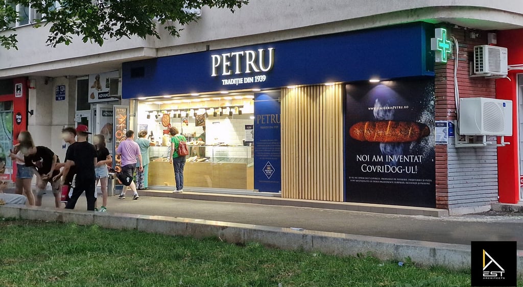 Design fatada spatiu comercial