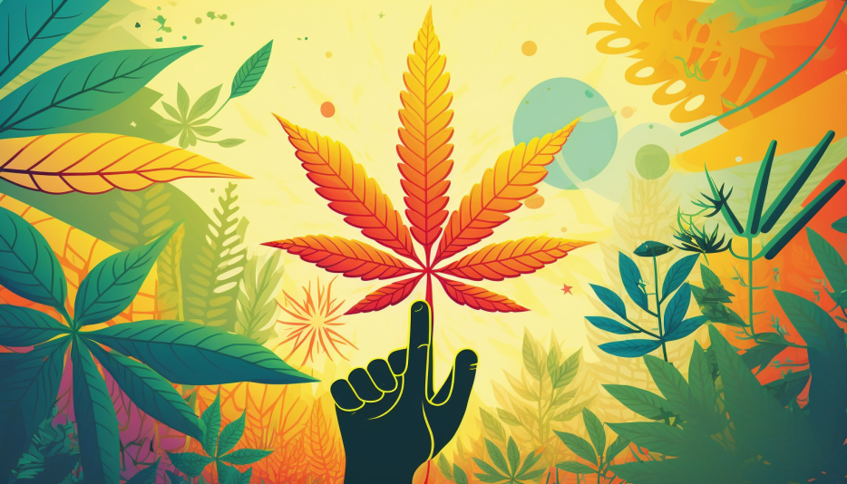 Ai cannabis art