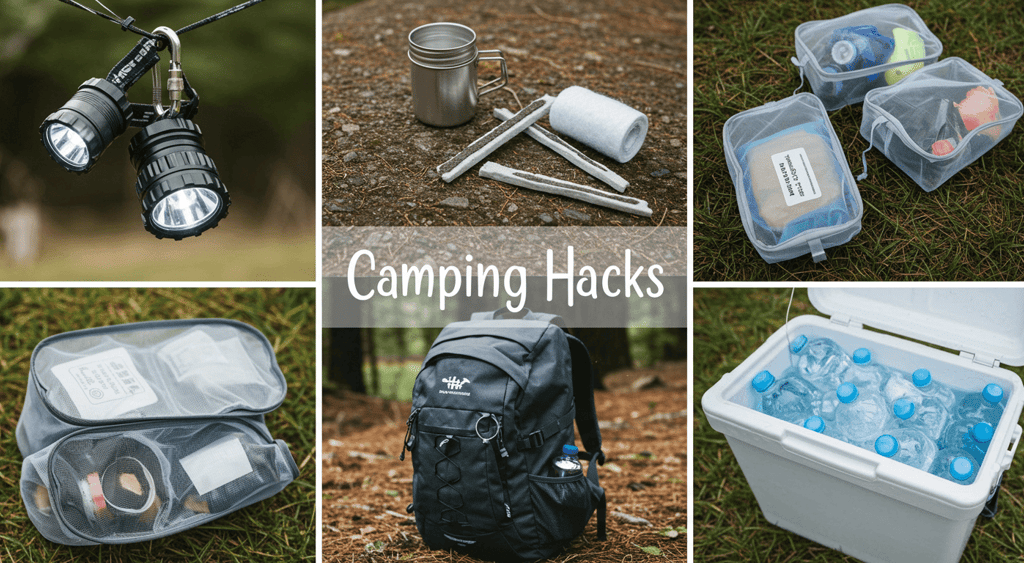 Different camping hacks for campsites