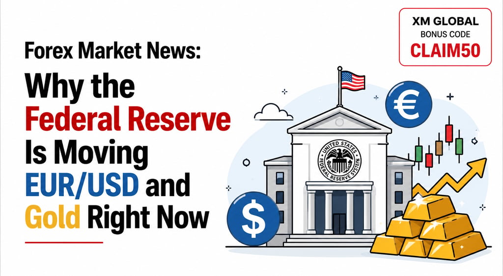 why the fed is moving eurusd and gold right now