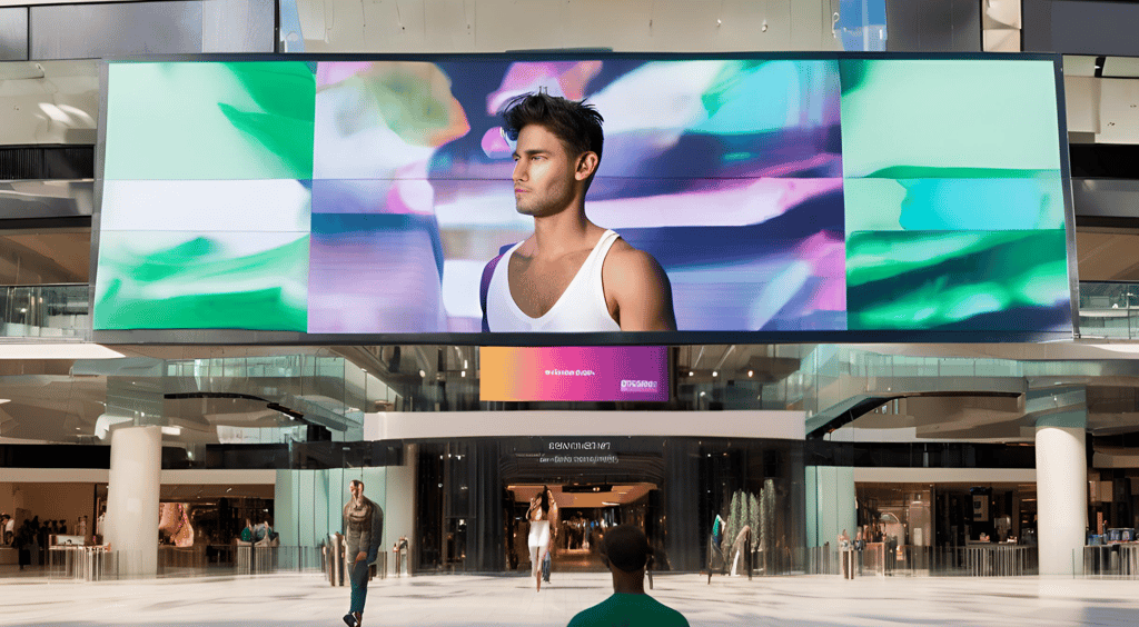 advertising screen outdoor