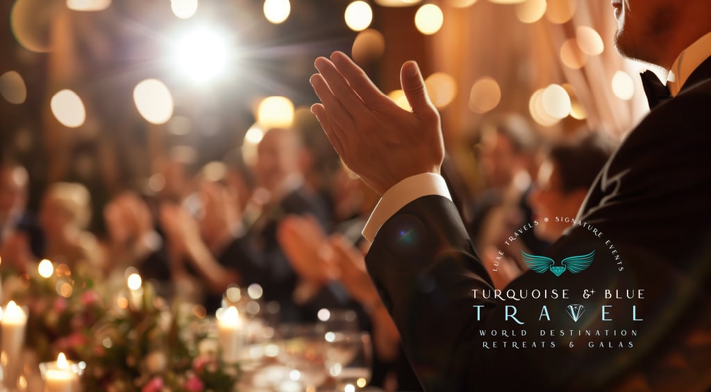Joyous image for the article about destination gala events for billion-dollar fundraising campaigns