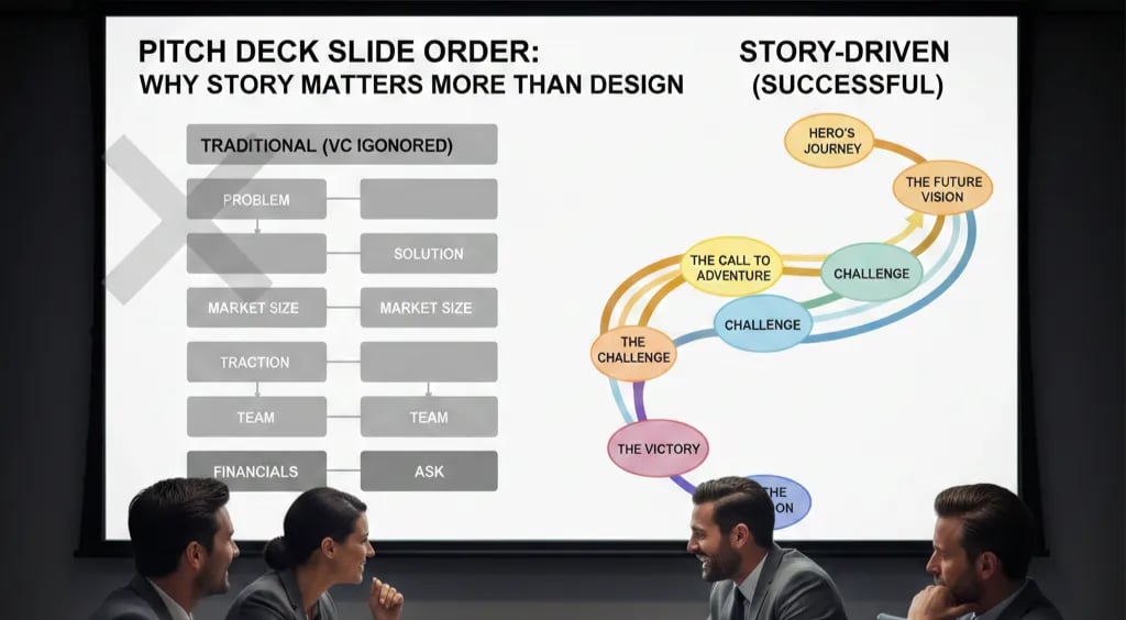 Pitch Deck Slide Order: Why Story Matters More Than Design