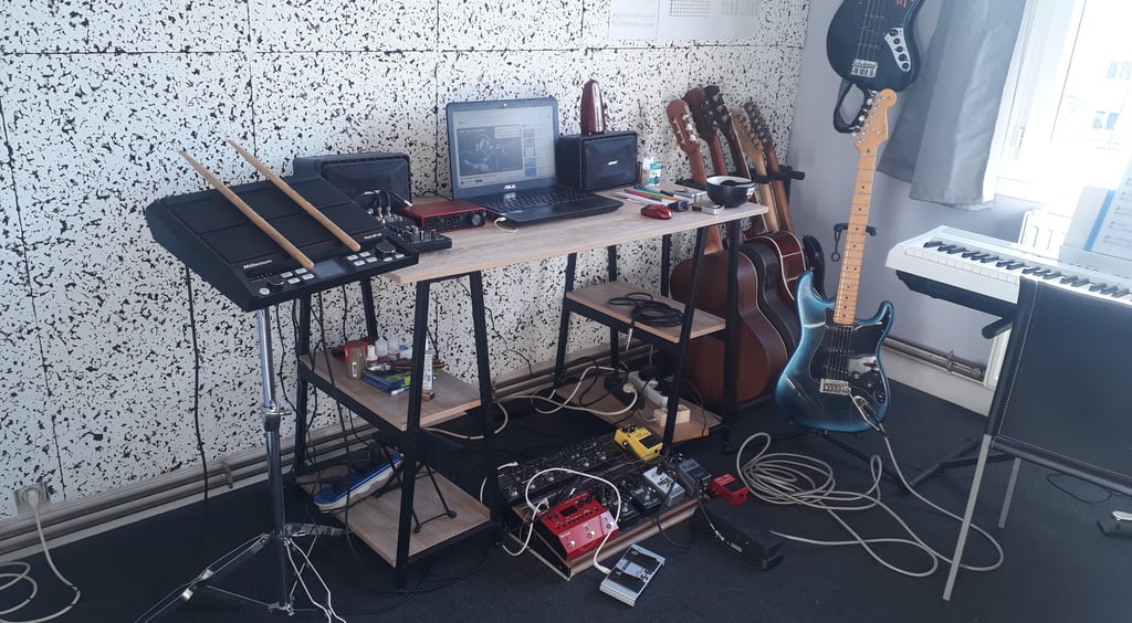 Studio coté guitare