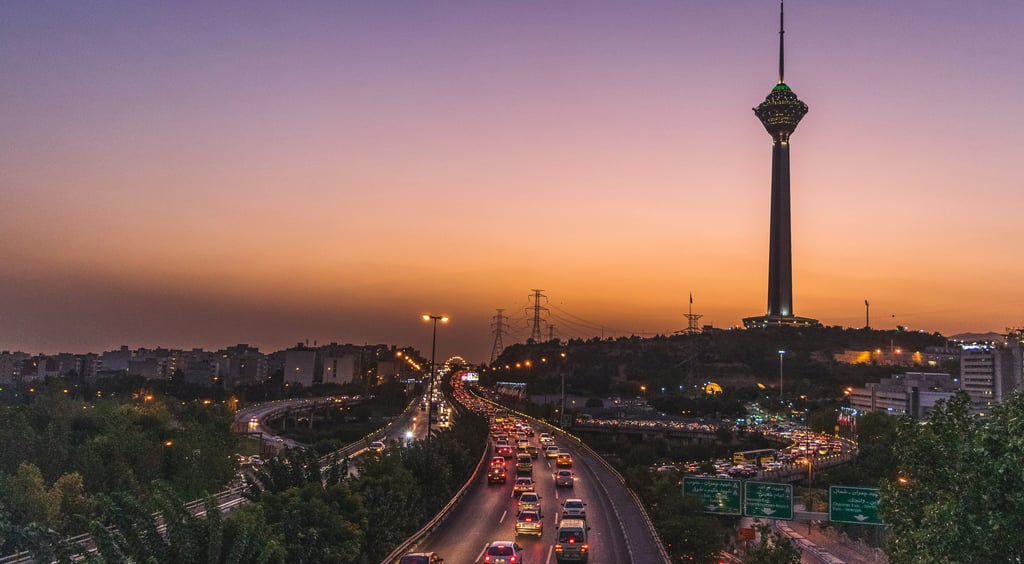 Tehran at night Photo by Mohammad Amirahmad