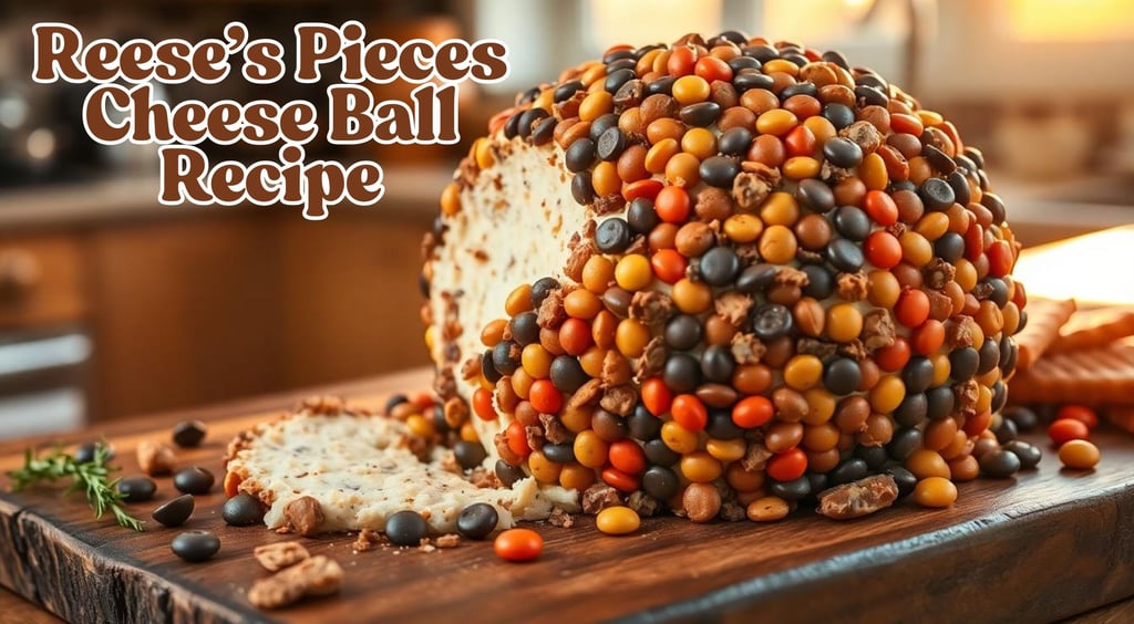 Reese’s Pieces Cheese Ball