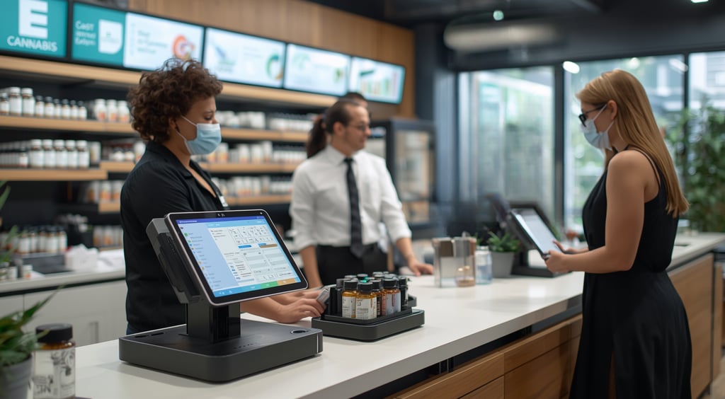 cannabis POS system used in dispensary