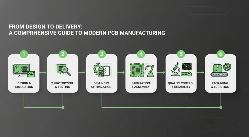 From Design to Delivery: A Comprehensive Guide to Modern PCB Manufacturing