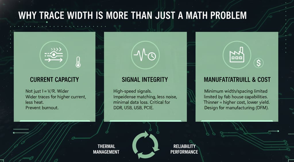 Why Trace Width is More Than Just a Math Problem