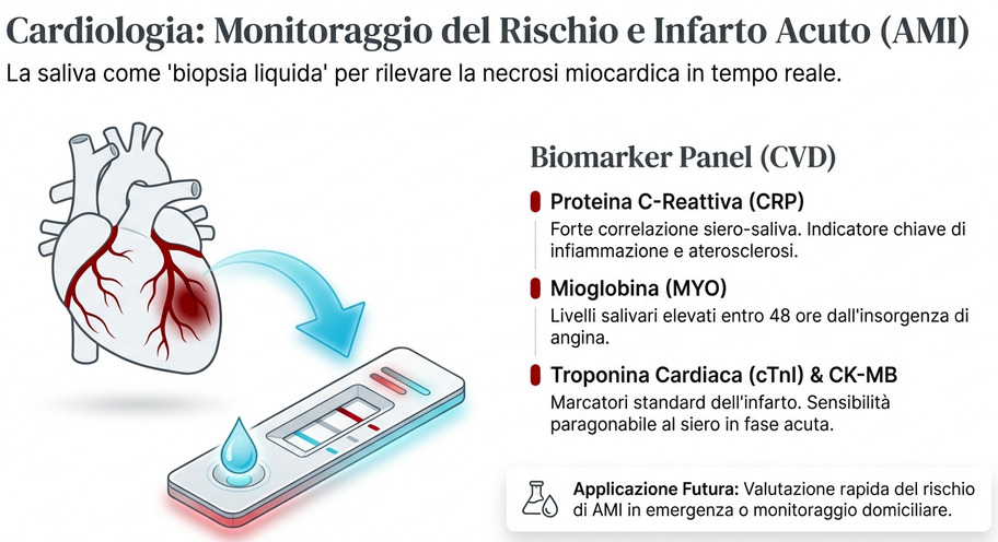 BIomarcatori Salivari nell'Infarto acuto