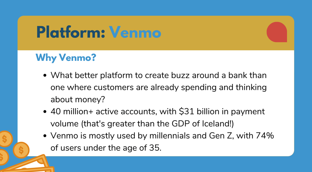 Media strategy for a start-up online bank