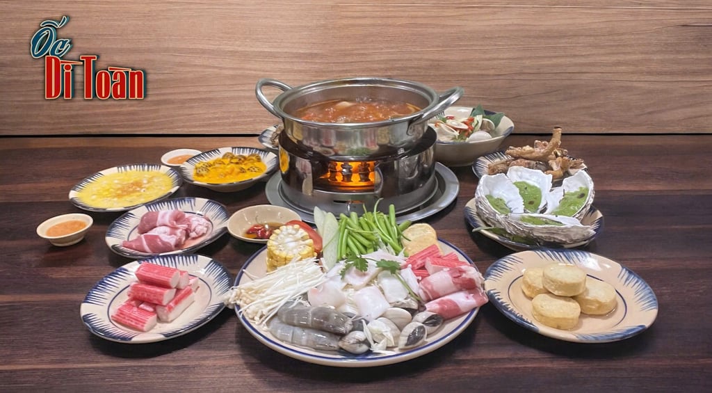 Lẩu thái chua cay siêu hấp dẫn tại Ốc Dì Toàn - Ốc ngon Nguyễn Gia Trí, Bình Thạnh