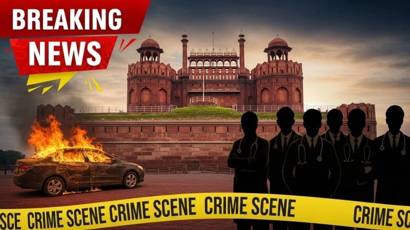 लाल किला धमाके में सामने आया व्हाइट-कॉलर टेरर नेटवर्क