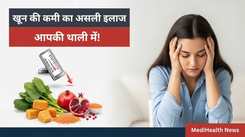 खून की कमी (anemia) का असली इलाज आपकी थाली में!
