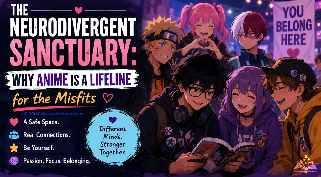 The Hidden Power of Anime: How Fandom Creates Belonging for Neurodivergent Minds