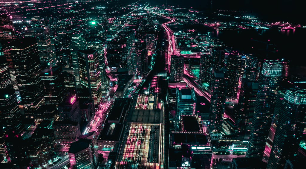 Toronto Ontario at Night